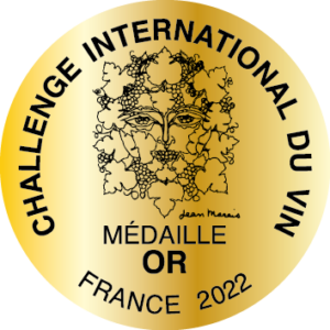 medaille d'or 2022 challenge international du vin